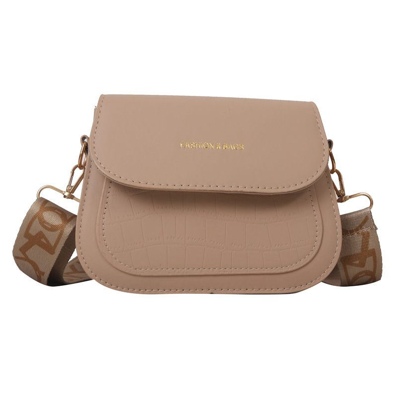 Elegante invierno casual 2023 nuevo patrón de piedra color sólido urbano simple moda bolso bandolera moda pequeña bolsa cuadrada