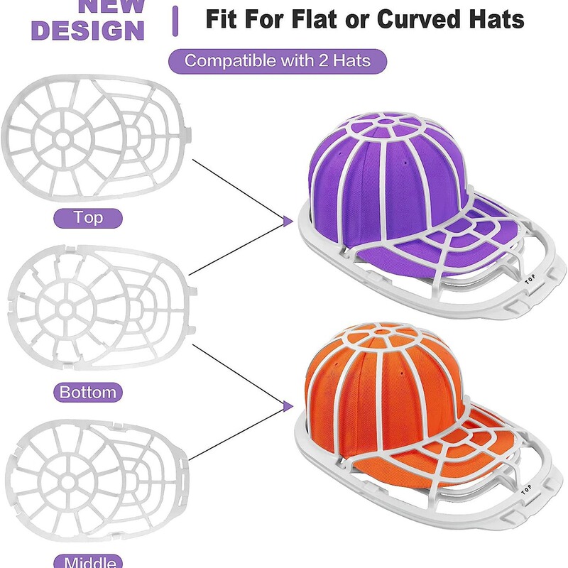 Cross-Border Popular Hat Washer Washing Machine Cap Washer Baseball Cap Cleaner Hat Anti-Deformation Protective Rack