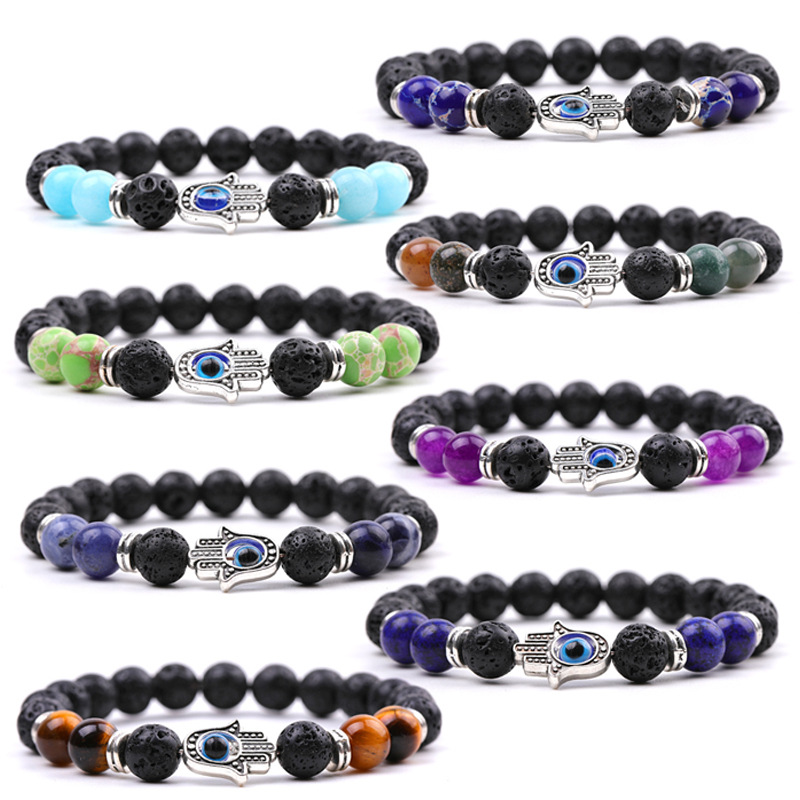 Cross -border supply new listing Famoti hand volcanic stone evil eye…
