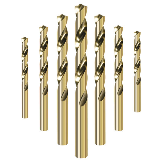 M35 cobalt-containing twist drill round shank fully ground straight shank stainless steel iron sheet steel drill hole reaming hole drilling