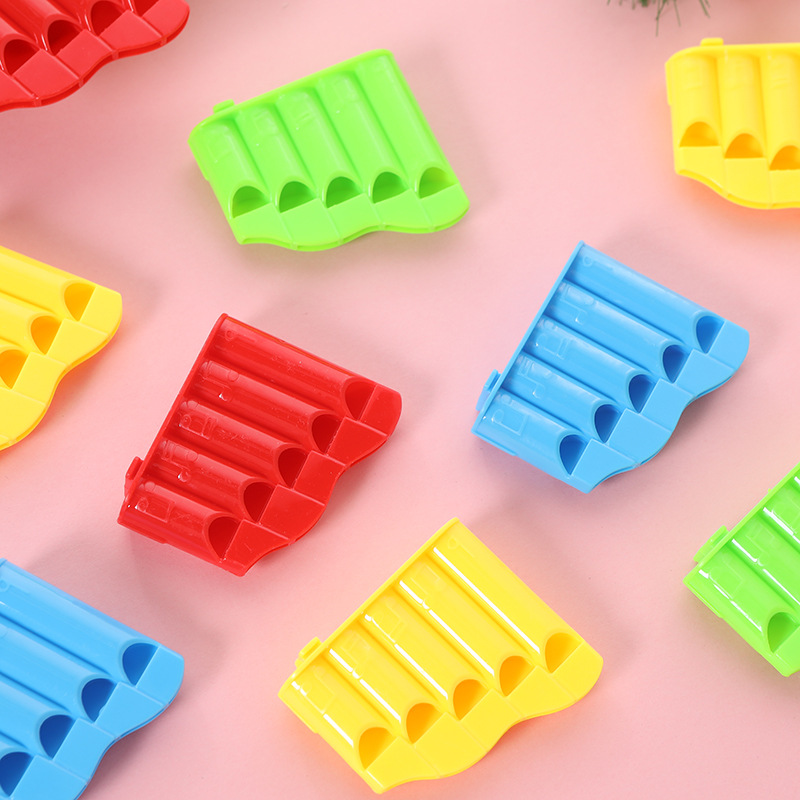 Cinco tonos armónica silbato soplando música trompeta pequeño juguete partido traje a juego boca puesto mercado nocturno pequeño regalo