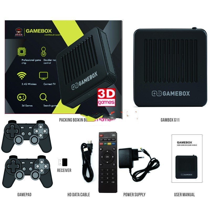 Cross-border dual-system G11 game machine open source arcade 3D set-top box PSP Iron Fist God of War 60000 games