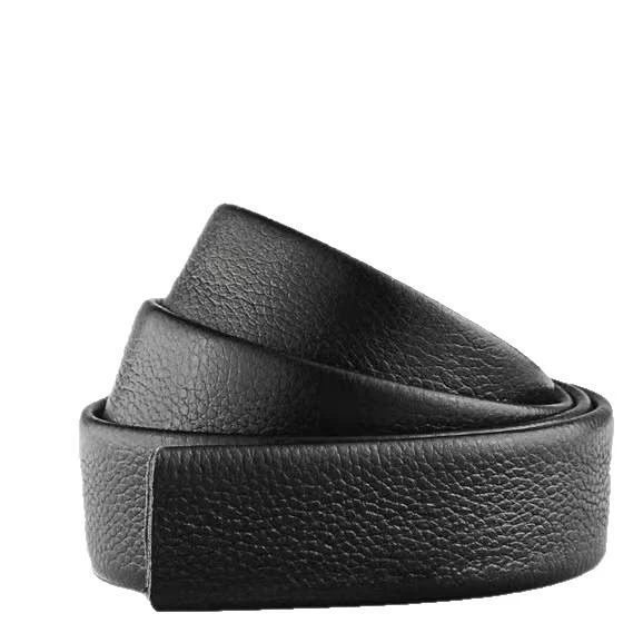 Men's leather buckle, trousers, waist belt, cowhide