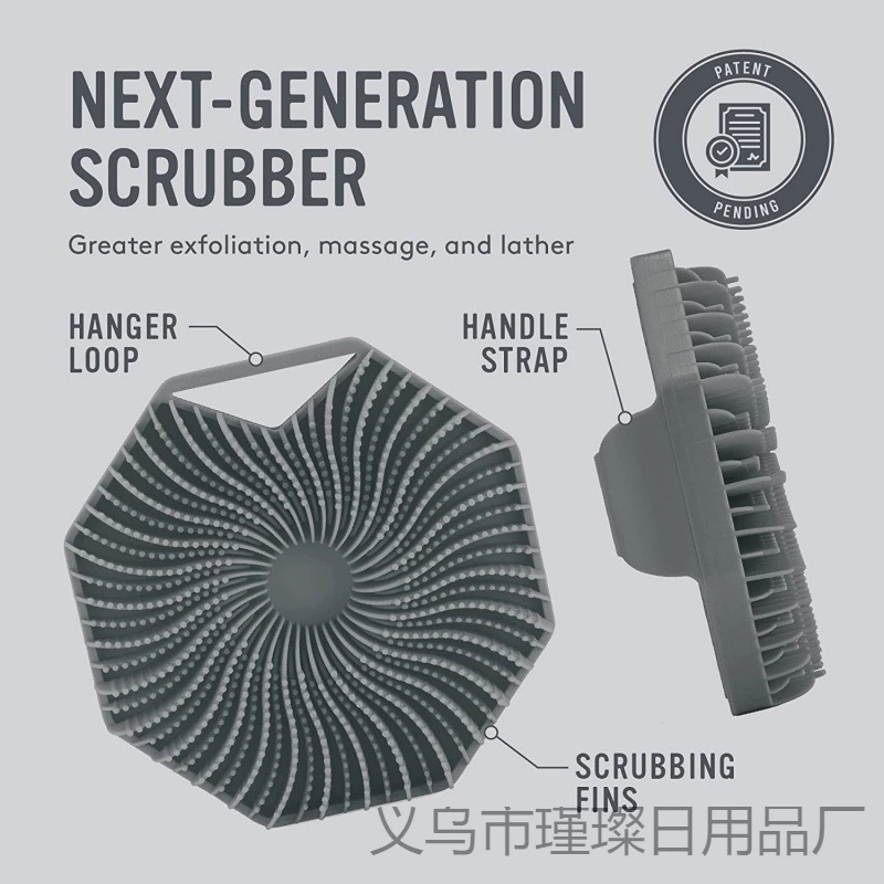 Silicone handheld ecological massager, new collection