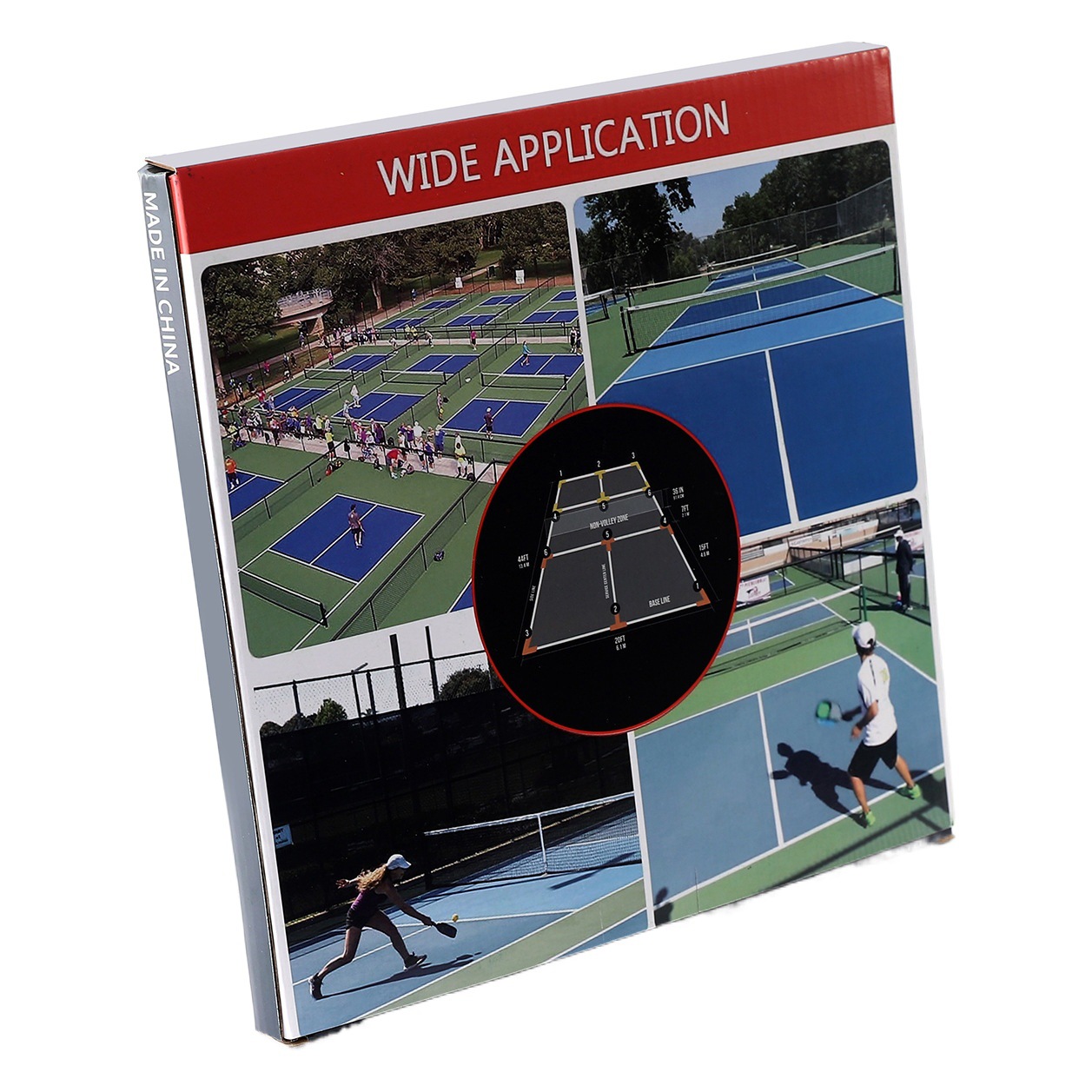 Peak racket silicone Stadium positioning line tennis sports ball venue marking referee indicator sign out of the border frame
