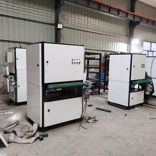 Metal plane polishing machine stainless steel wire drawing copper aluminum iron plate laser cutting deburring abrasive belt polishing sander