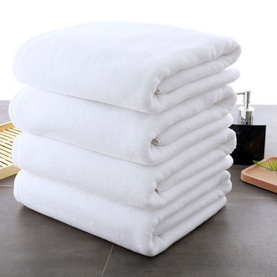 Wuxing hotel Bath towel wholesale Star white adult men and women thickening towel hotel Beauty Dedicated
