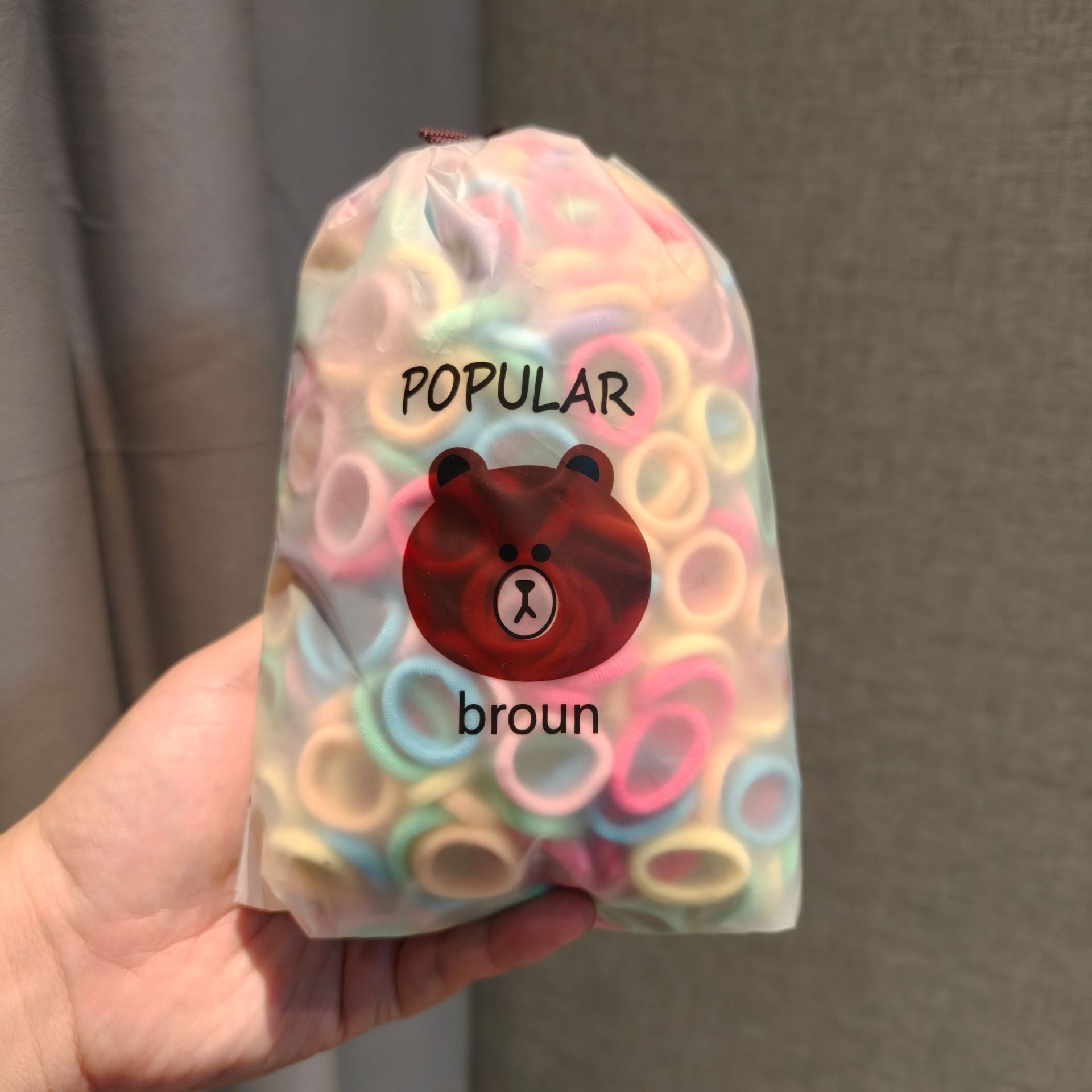 캔디 컬러 500 곰 가방