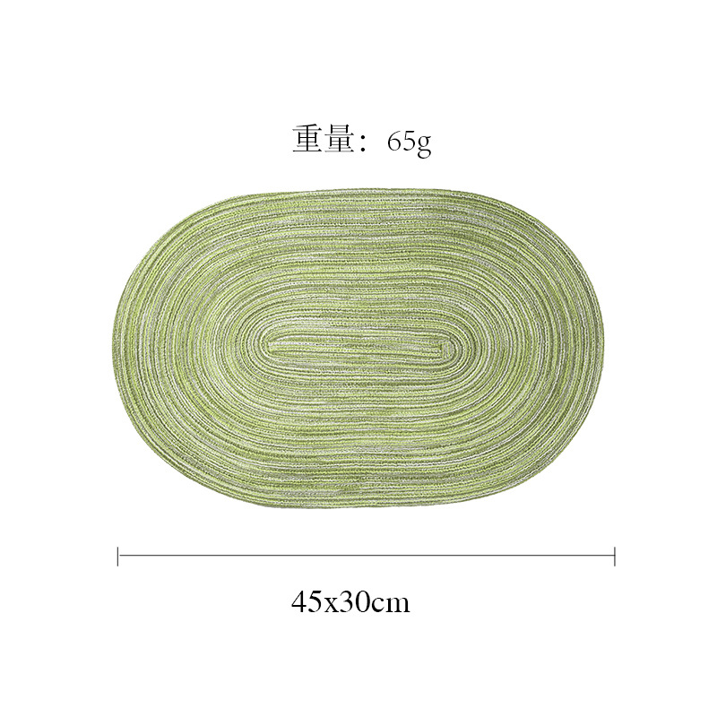 잔디 녹색 타원형