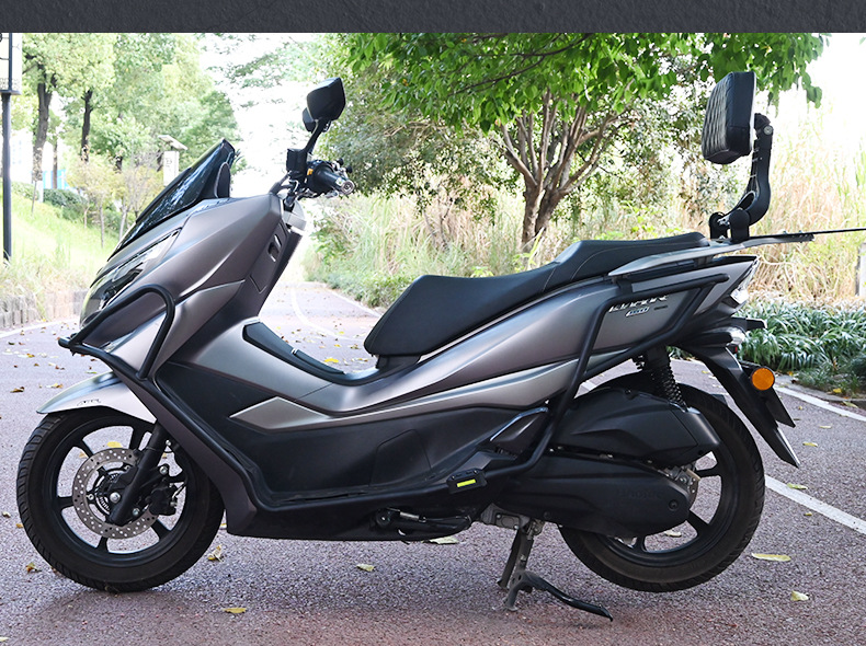 Suitable for Haojue Uhr150 Motorcycle Front and Rear Bumpers, Exhaust Guards, Folding Backrests, Racks, Anti-Fall Modifications