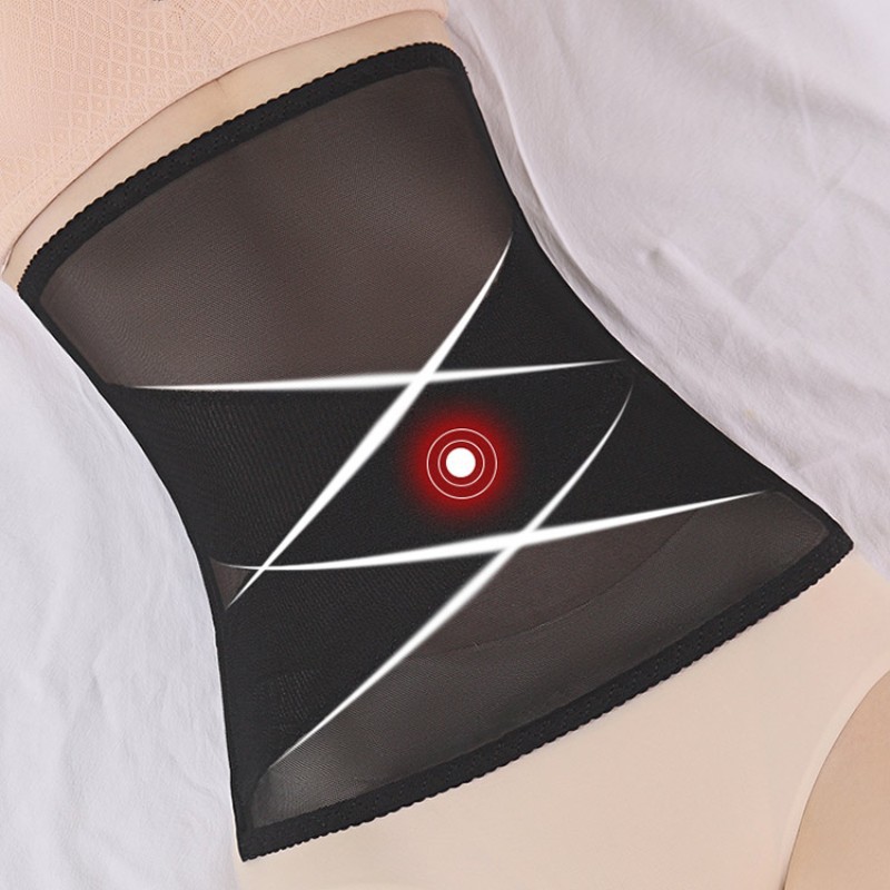 Malla cruzada cinturón de vientre vinculante vientre pequeño soporte de cintura fuerte adelgazante cintura adelgazante corsé de vientre posparto que forma el sello de cintura verano Delgado