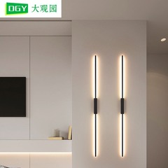 寝室のベッドサイドの壁ランプミニマリスト LED ストリップリニアランプシンプルモダンなソファリビングルームの背景の壁ランプ 431L