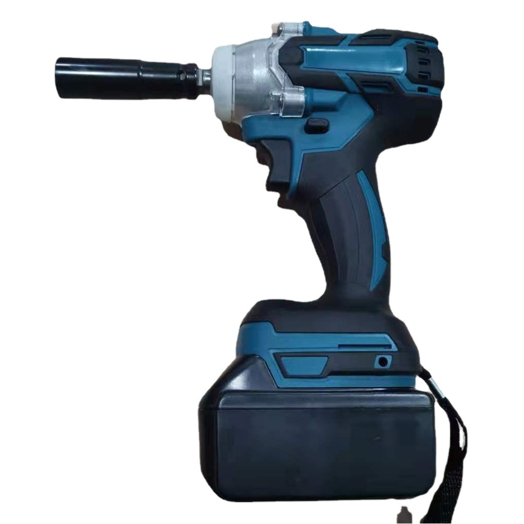 Llave eléctrica de gran par destornillador de carga inalámbrico destornillador multifunción pistola de aire Llave eléctrica de impacto batería de litio