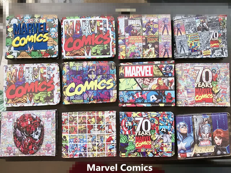The Avengers, heroes, short comics, wallet, graffiti