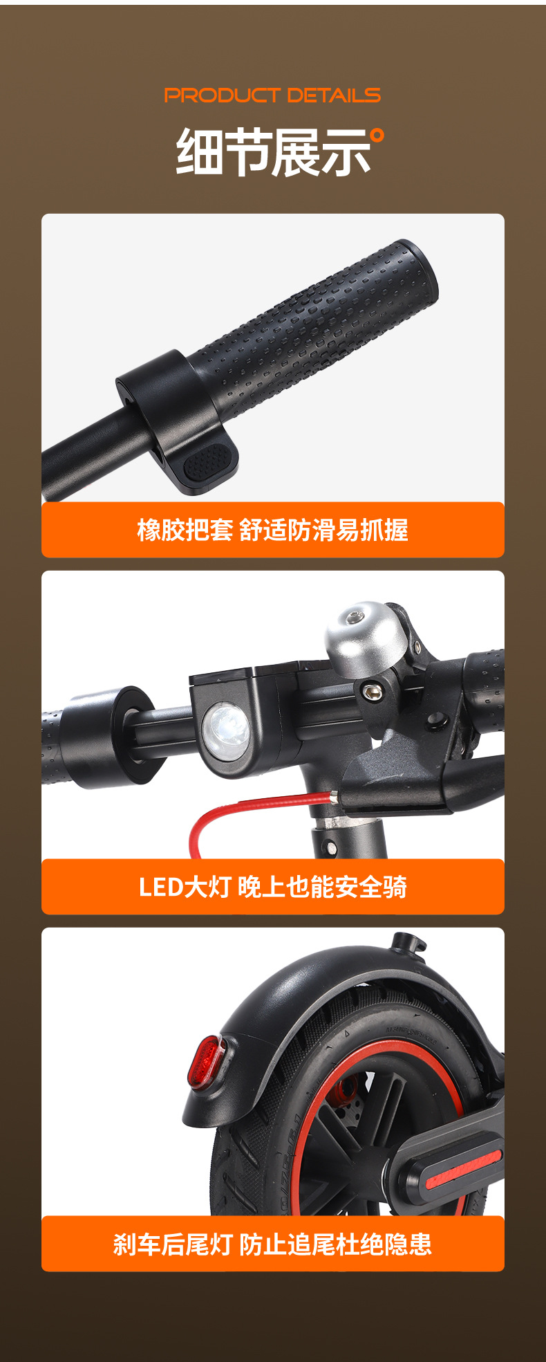 Cross-border foldable electric scooter for commuting to work, adult mobility vehicle, shock-absorbing portable two-wheeled scooter wholesale