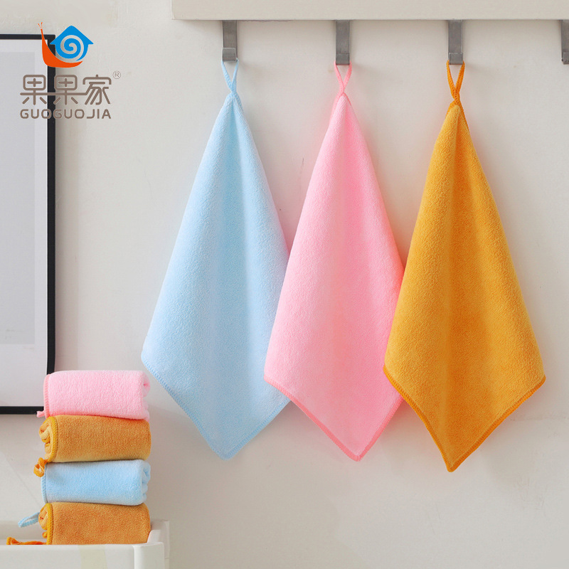 工廠批發25*30家政保潔方巾擦玻璃擦車加油站贈品 壹件代發抹布