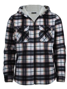 E 29891 Men's Plaid Hooded Jacket ��y�Bñ���� �W���羳