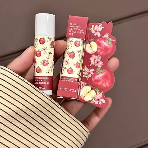 BENTAYGA fruit flavor Crystal moisturizing Dudu lipstick lip moisturizing colored lip balm fake plain face student cheap cross-border