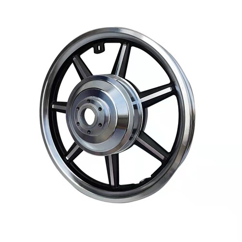 Manufacturer wholesale 14-inch replica car wheel aluminum folding bike motor rear wheel 14X1.75