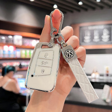 适用于大众钥匙套速腾途观l朗逸宝来polo高尔夫7凌渡途岳昂探歌车