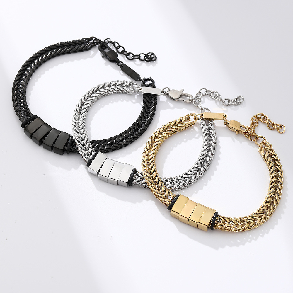 Men’s Cuban Link Bracelet • Premium Stainless Steel • Waterproof & Hypoallergenic. Classic Street Style, Durable & Comfortable. Symbol Of Confidenc_voghion.com