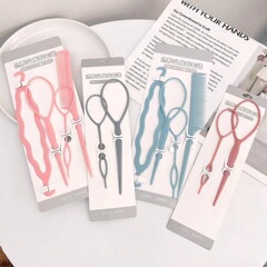 子供のヘアピンのポニーテールのヘアアイロンの多機能のヘアアイロンは髪を編んで髪を編みます。
