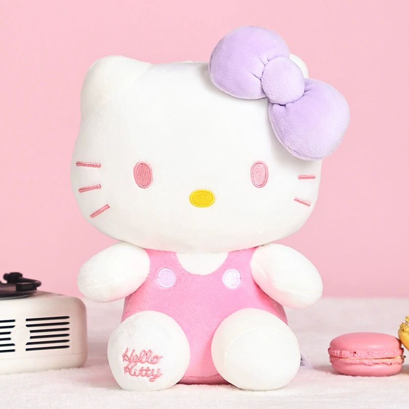 Hello Kitty, Hello Kitty, джинсовая юбка, плюшевая кукла, бархатная игрушка