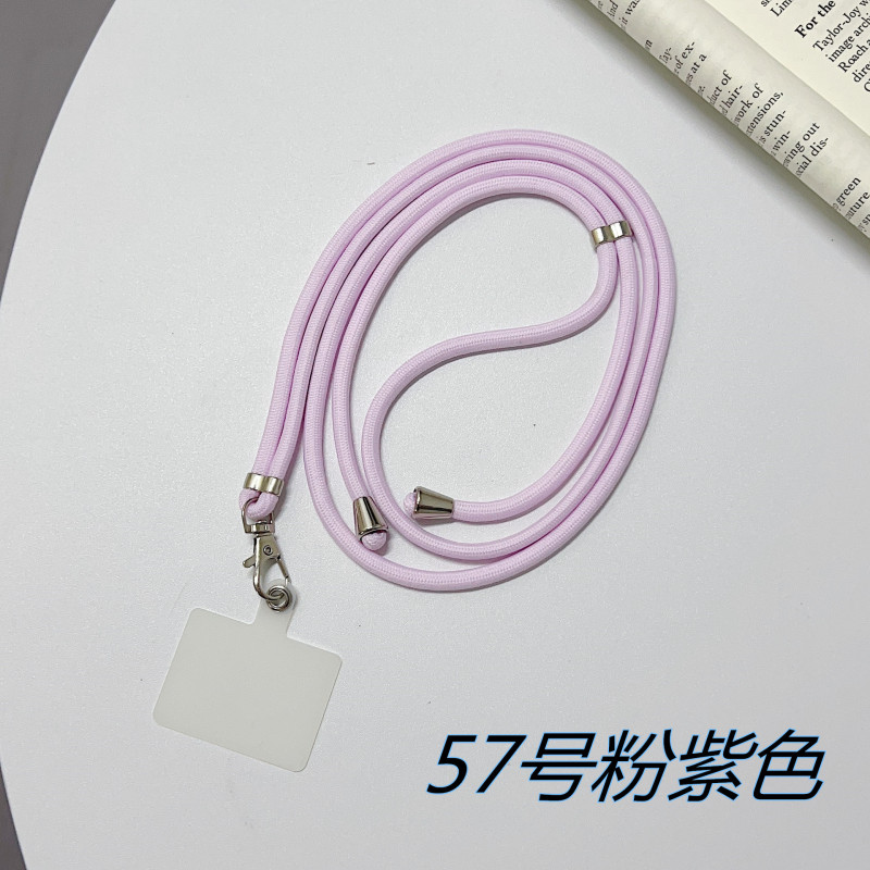 携帯ケースにナイロンのストラップが貼られています。|undefined