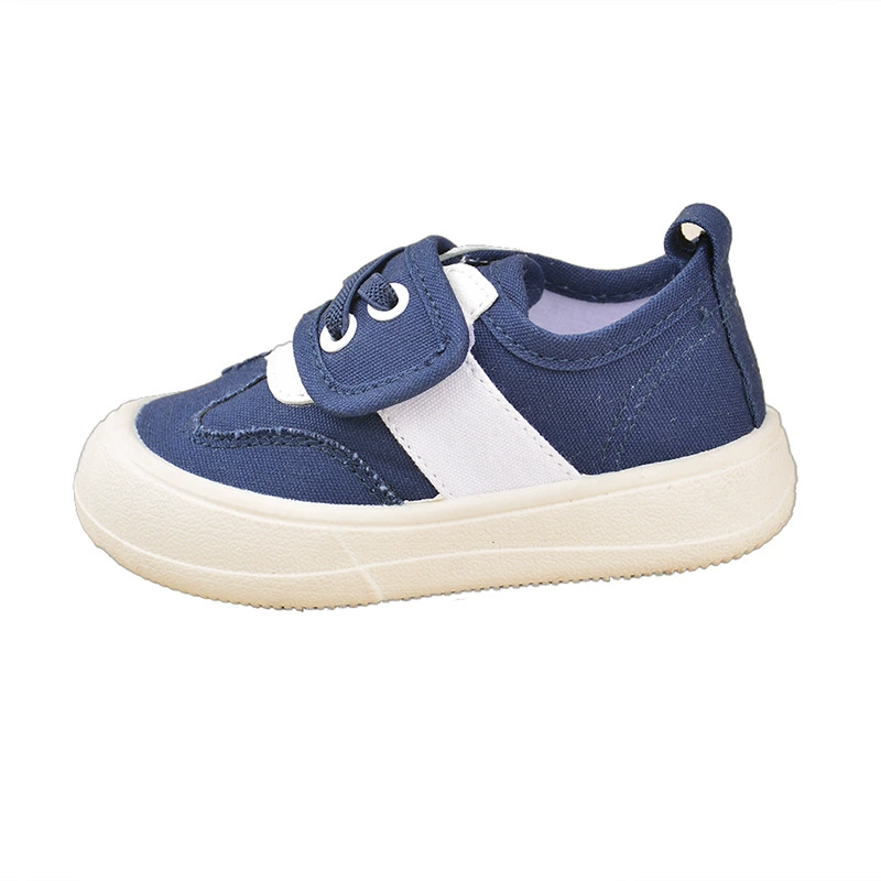 Cloth shoes with velcro for boys, footwear, Korean style, soft sole