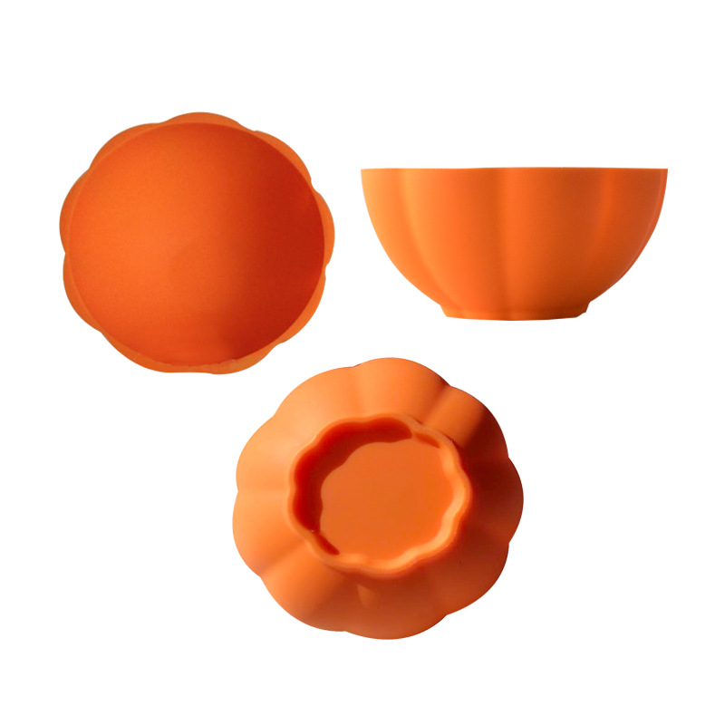 厂家食品级硅胶礼品赠品调料碗 宝宝辅食碗面膜碗 厨房用品批发