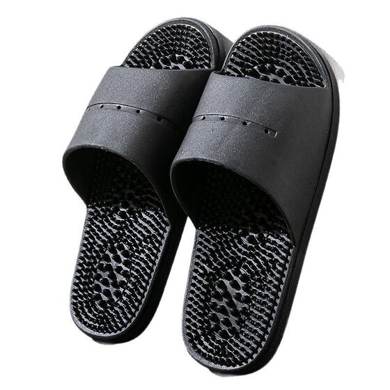 Men's Home Foot Point Bathroom Bath Non-slip Foot Therapy Couple Sandals and Slippers Men's Summer Women's Massage Slippers