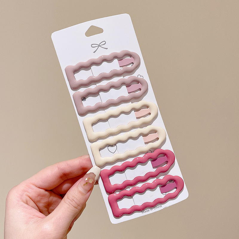 Pin de cabello de la frente lateral pin de cabello negro femenino pin de cabello 2025 nuevo toque de cabeza de tarjeta de cabello marino