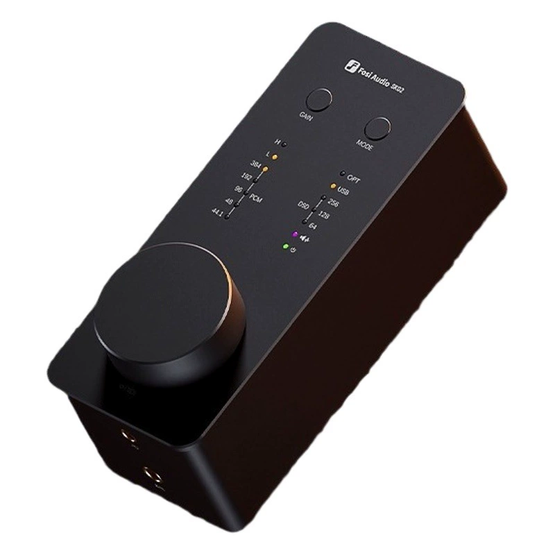FosiAudio SK02 Настольный наушник декодирование все-в-одном машина лихорадка уровень портативный DSD аудио декодер