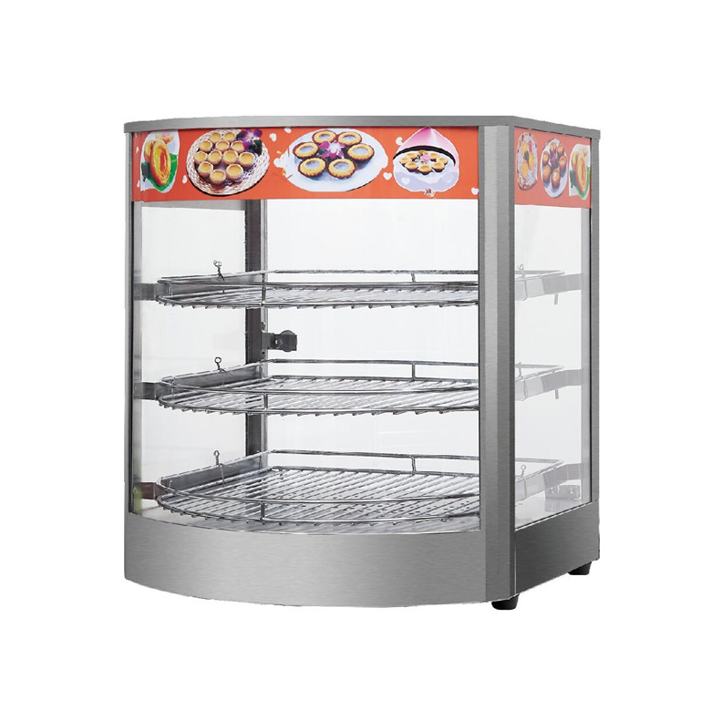 1P gabinete de aislamiento comercial temperatura constante pequeña hamburguesa eléctrica Pantalla de aislamiento de alimentos cocinados Caja de aislamiento de huevo Caja de aislamiento de alimentos