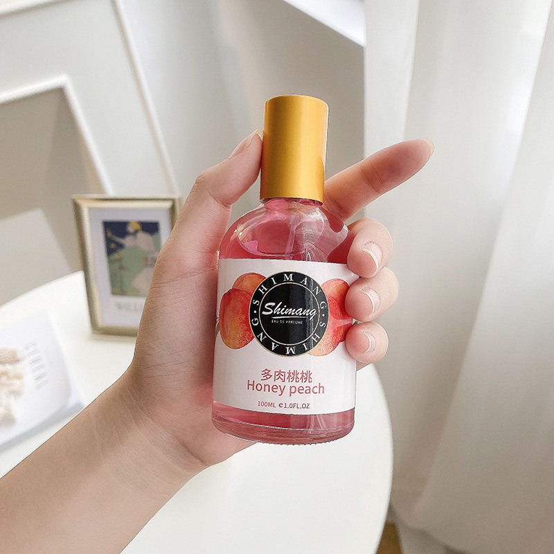 Shimang Grape Peach Women's Perfume Long-Lasting Light Fragrance Natural Fresh Floral and Fruity Scent in Stock New Model 100ml