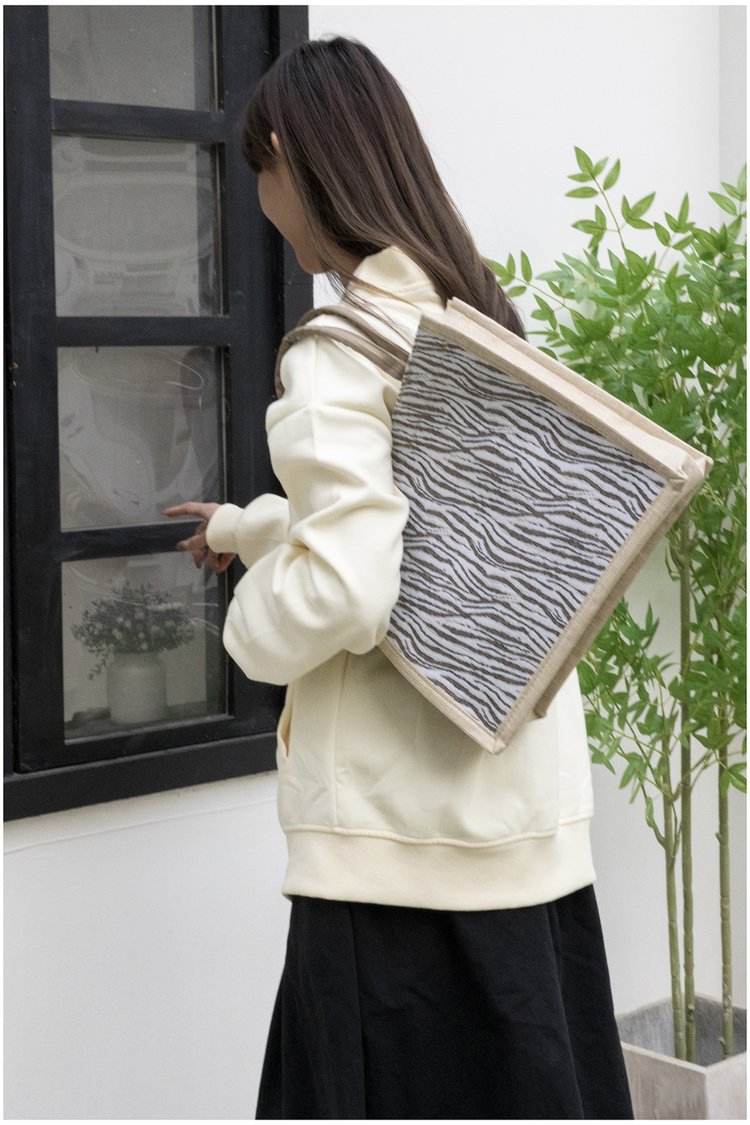 Large-capacity commuting handbags, cross-border bestsellers, hand-carried tote bags, ins linen texture single-shoulder tote bags undefined