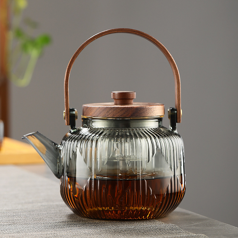 Cocina tetera de vidrio de agua hirviendo tetera eléctrica resistente a altas temperaturas estufa de cerámica especial tetera hogar olla de haz