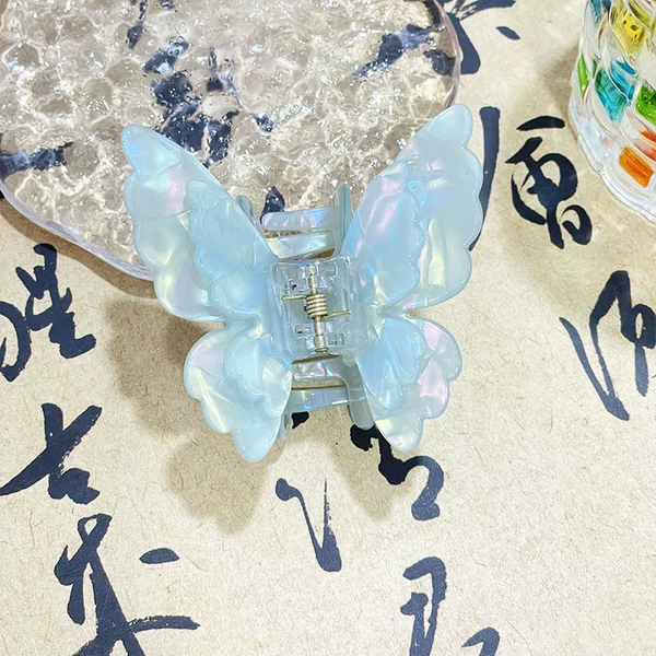 Green Colorful Butterfly Clip (GA1349)