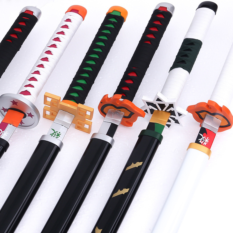 The Blade of Ghost Extermination My Wife Shan Yi cos Knife Butterfly Enduring Charcoal Zhilang Rich Animation Japanese Wheel Wooden Knife Not Bladed 104cm