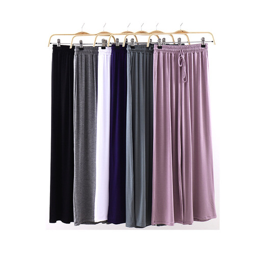 Dance pants for women adult modern classical ethnic square jazz practice clothes straight body wide leg trousers modal