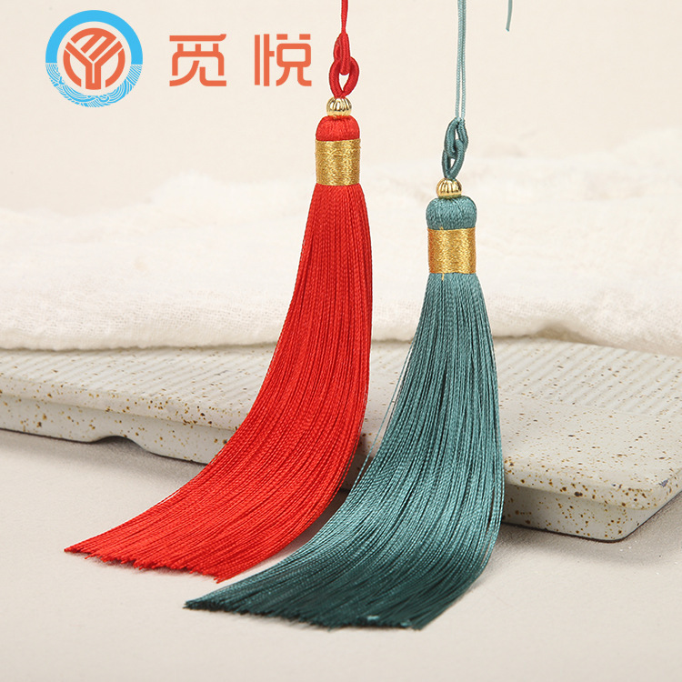 13cm gold beads pull ring tassel ear car hanging accessories pendant decorative lantern accessories sackets large price excellent