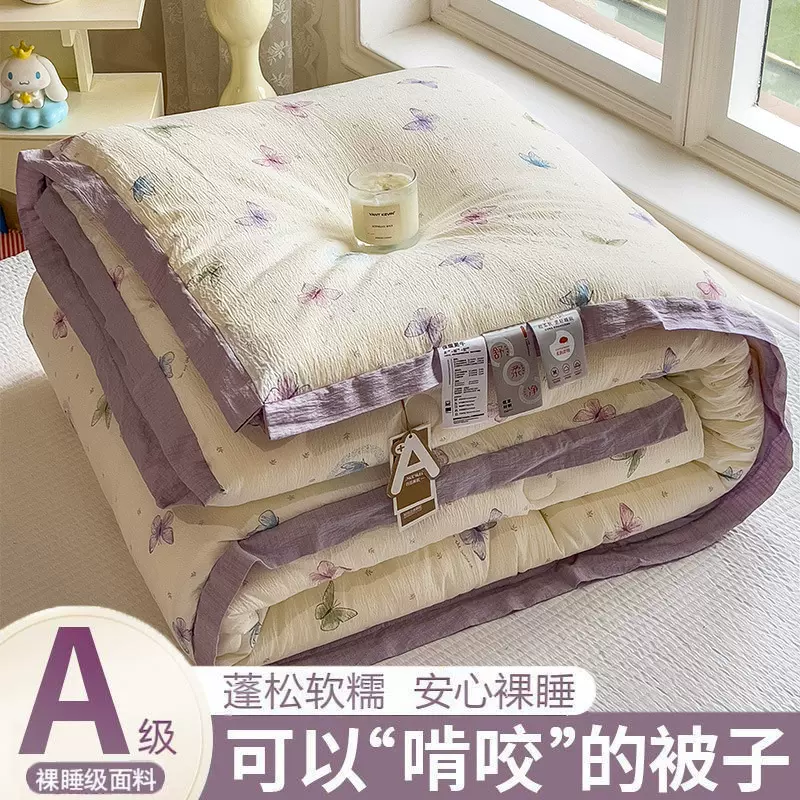 2025新款冬被高克重加厚保暖被子冬季新品抗寒锁温加厚被芯春秋被