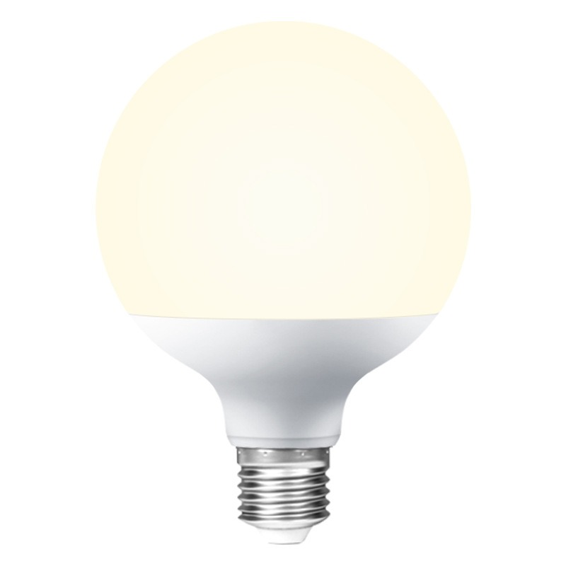 LED bola de dragón bombilla e27 tornillo tricolor luminoso superbrillo lámpara de ahorro de energía luz cálida blanca doméstica lámpara de protección de ojos