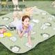 Outdoor picnic mat moisture-proof mat thickened waterproof thermal insulation camping mat foldable machine washable ins style beach mat