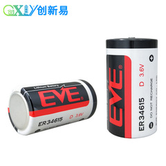 億緯ER34615天燃氣表流量計智能儀器PLC物聯網1號D型3.6V鋰電池組