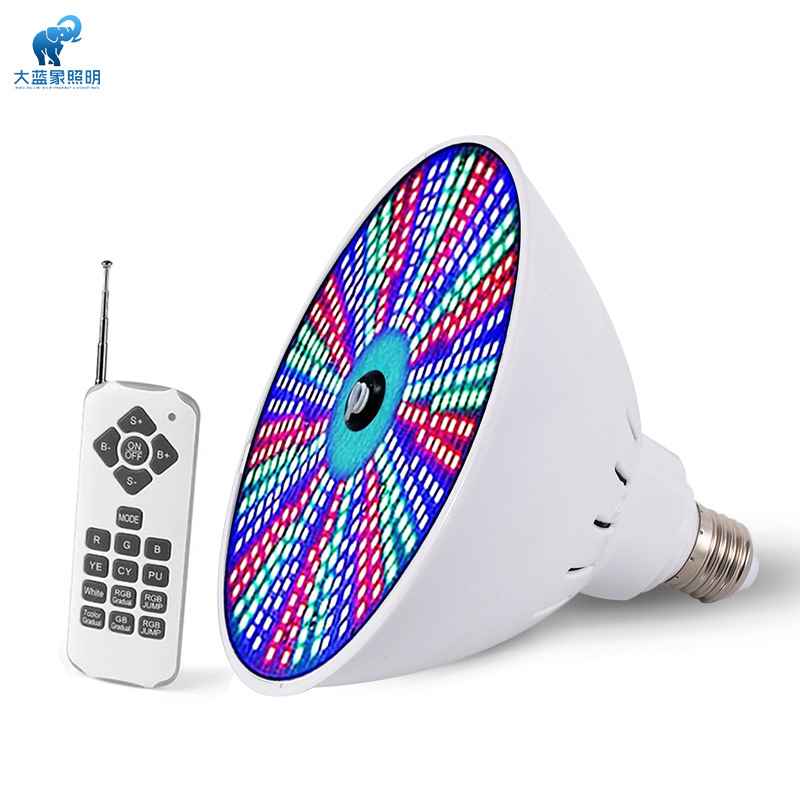 Factory direct cross-border 120V enhanced signal PAR38 underwater lighting E27 replacement light source RGB swimming pool light