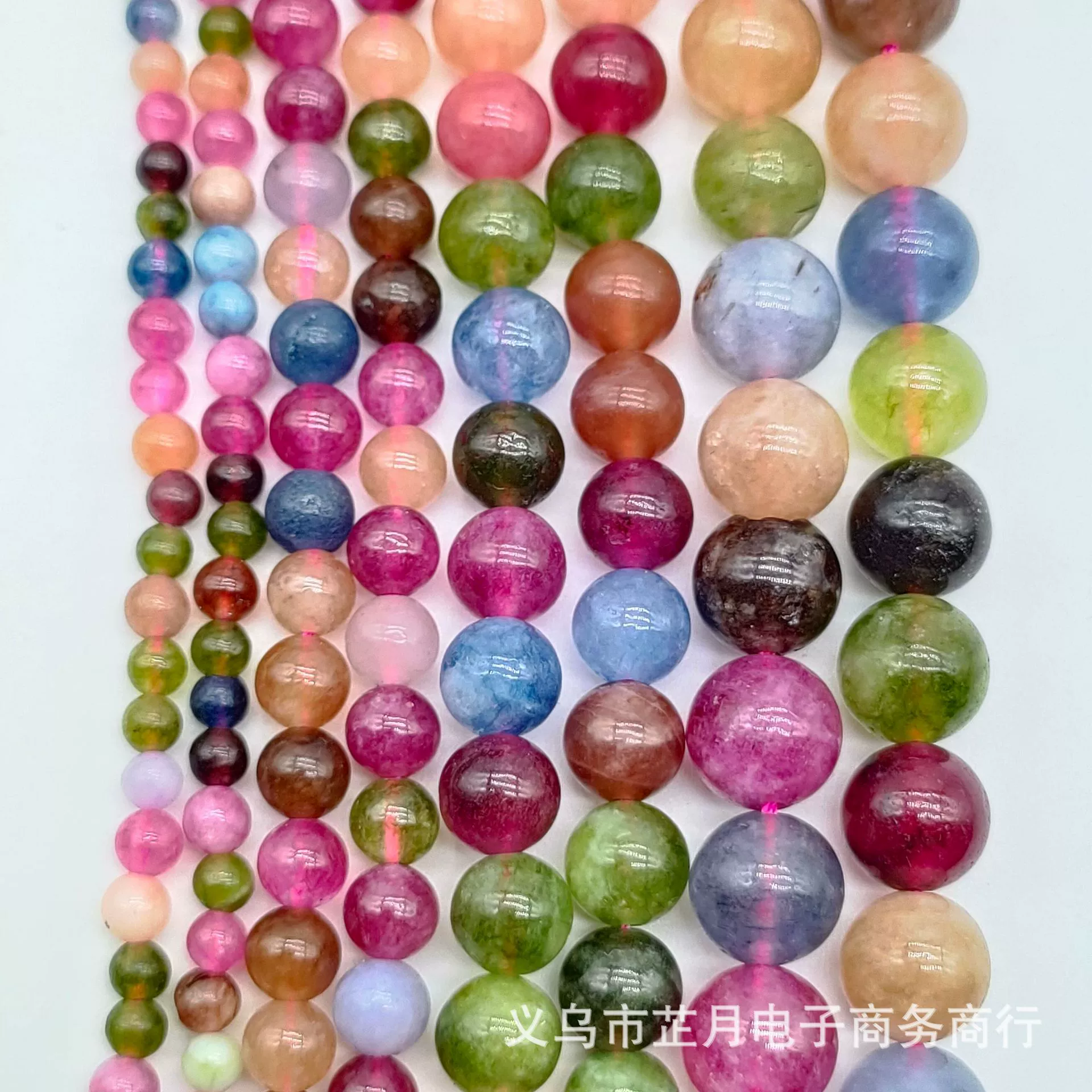 Сапфировые круглые бусины гранат, браслет ручной работы, аксессуары, оптовая продажа