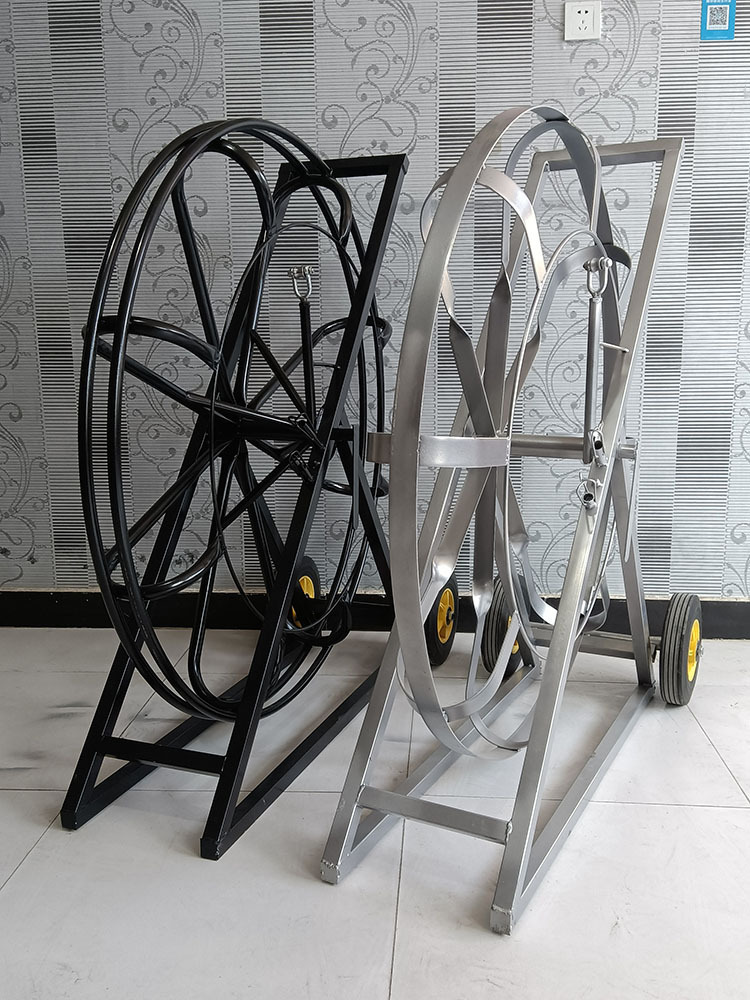 玻璃钢穿线器空架子加厚拉线引线棒穿管器车架通信管道电缆盘线架