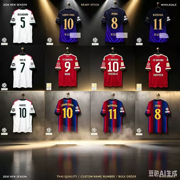 2026 Thai Club Football Jersey Star Player Custom Print Read