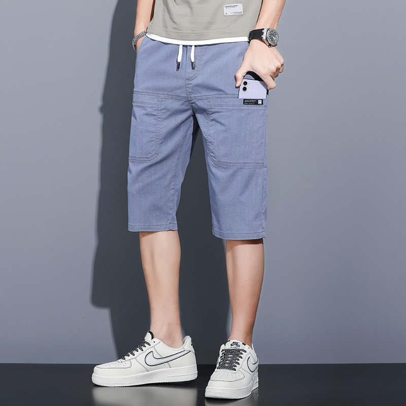 Explosive Six-Pocket Casual Shorts Men's Loose Waist Loose Multi-Pocket Workwear Shorts Shake Tone Explosive All-Match Half-Pants